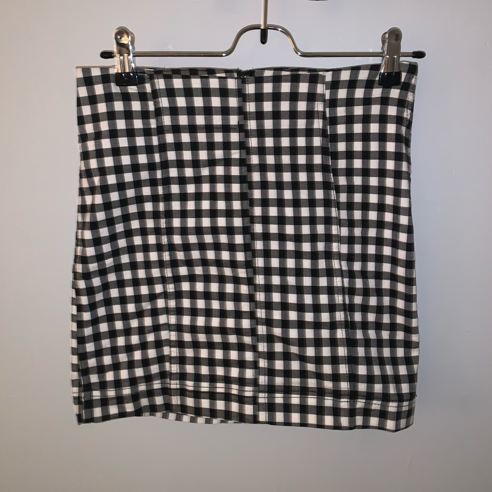 Free People Modern Femme plaid pencil skirt